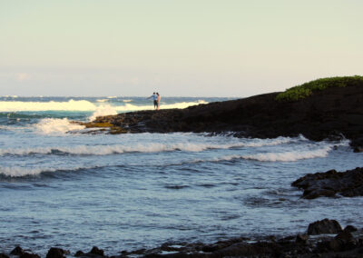 Punaluu Black Sand Beach, Hawaii Island