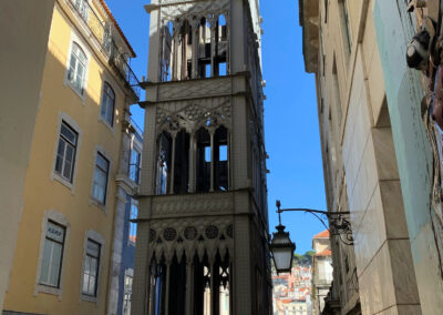 Elevador de Santa Justa, Baixa, Lisbon, Portugal