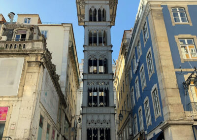 Elevador de Santa Justa, Baixa, Lisbon, Portugal