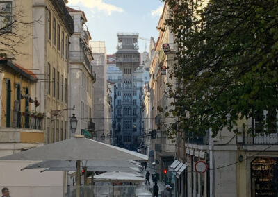 Elevador de Santa Justa, Baixa, Lisbon, Portugal