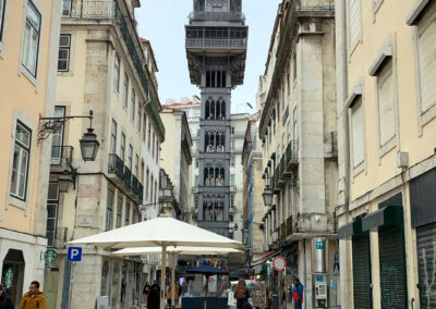 Elevador de Santa Justa, Baixa, Lisbon, Portugal