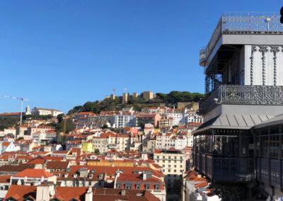 Elevador de Santa Justa, Baixa, Lisbon, Portugal