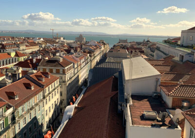 View - Elevador de Santa Justa, Baixa, Lisbon, Portugal