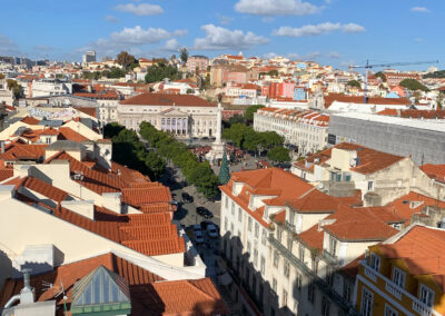 View - Elevador de Santa Justa, Baixa, Lisbon, Portugal