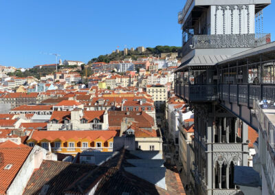 Elevador de Santa Justa, Baixa, Lisbon, Portugal