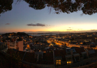 Sunset - Miradouro da Senhora do Monte, Graça, Lisbon, Portugal