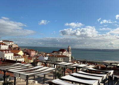 Miradouro das Portas do Sol, Alfama, Lisbon, Portugal