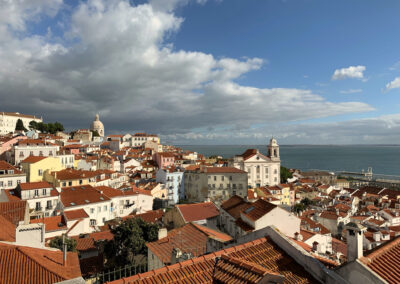 Miradouro das Portas do Sol, Alfama, Lisbon, Portugal