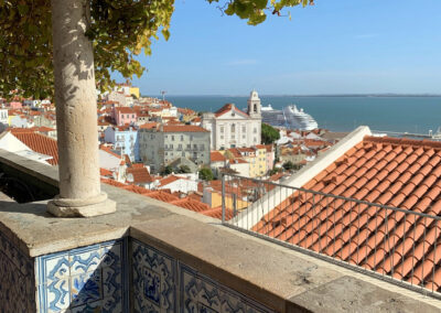 Miradouro de Santa Luzia, Alfama, Lisbon, Portugal