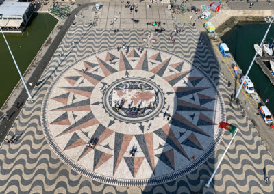 Wind rose compass - Padrão dos Descobrimentos, Belém, Lisbon, Portugal