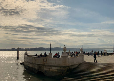 Waterfront promenade - Praça do Comércio, Baixa, Lisbon, Portugal