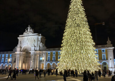 Christmas tree - Praça do Comércio, Baixa, Lisbon, Portugal