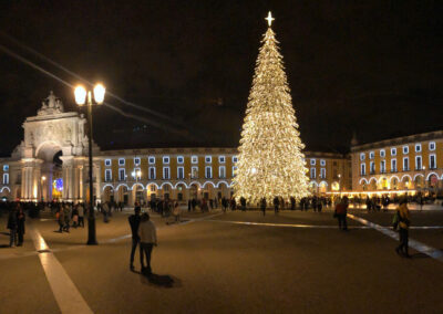 Christmas tree - Praça do Comércio, Baixa, Lisbon, Portugal