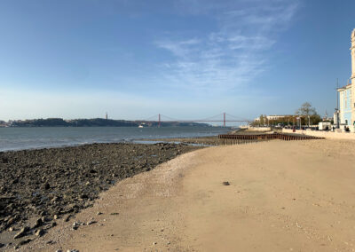 Waterfront promenade - Praça do Comércio, Baixa, Lisbon, Portugal