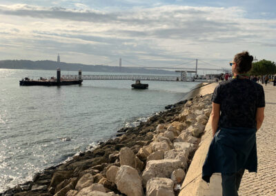 Waterfront promenade - Praça do Comércio, Baixa, Lisbon, Portugal