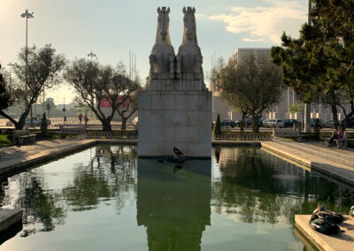 Praça do Império, Belém, Lisbon, Portugal