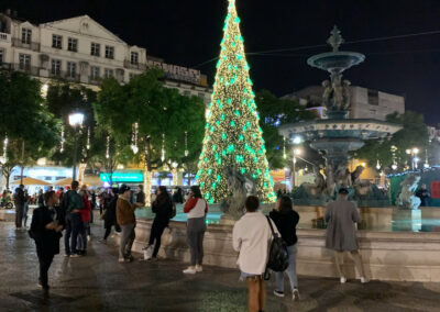 Praça do Rossio, Baixa, Lisbon, Portugal