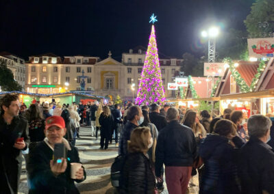 Praça do Rossio, Baixa, Lisbon, Portugal