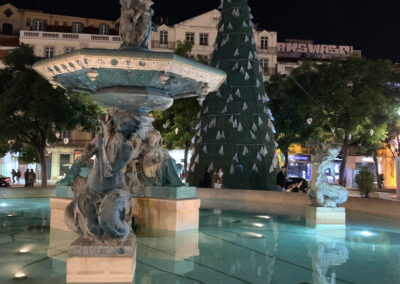 Praça do Rossio, Baixa, Lisbon, Portugal