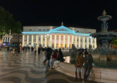 Teatro Nacional Dona Maria II - Praça do Rossio, Baixa, Lisbon, Portugal