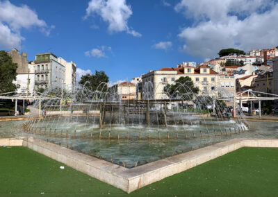 Praça Martim Moniz, Baixa, Lisbon, Portugal