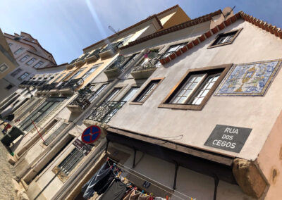 Rua dos Cegos, Alfama, Lisbon, Portugal