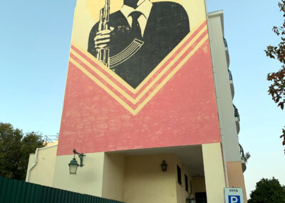 Street Art by Obey - Graça, Lisbon, Portugal