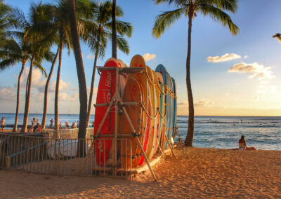 Surfboards - Waikiki Beach, Oahu