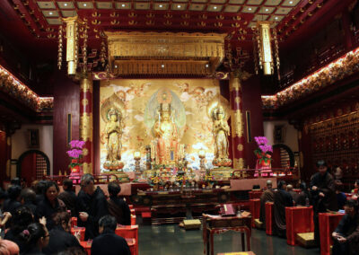 Buddha Tooth Relic Temple - Chinatown, Singapore